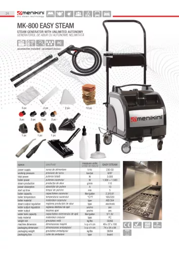 Menikini MK800 Easy Steam